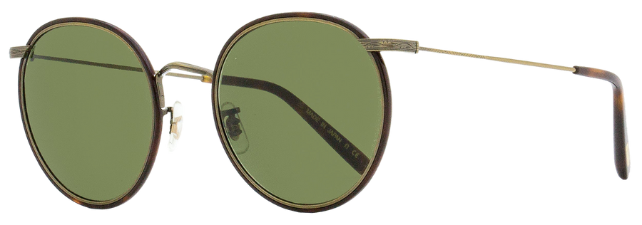 Oliver Peoples Casson Sunglasses Ov1269st 528452 Antique Gold 49mm 1269 Titanium/plastic (acetate)