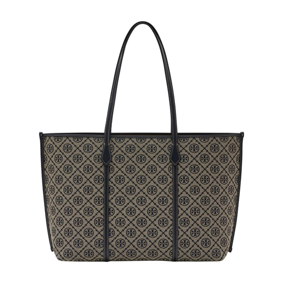 Tory Burch cotton tote bag in navy