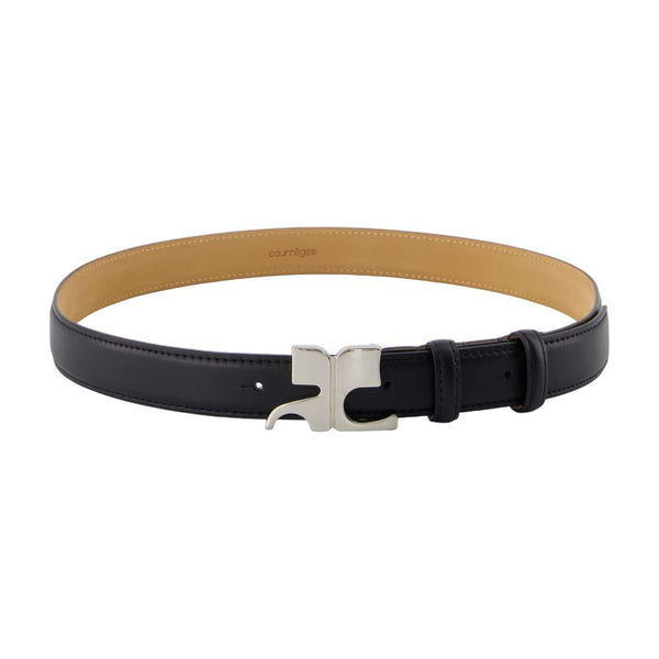 Courreges cowhide belt in black