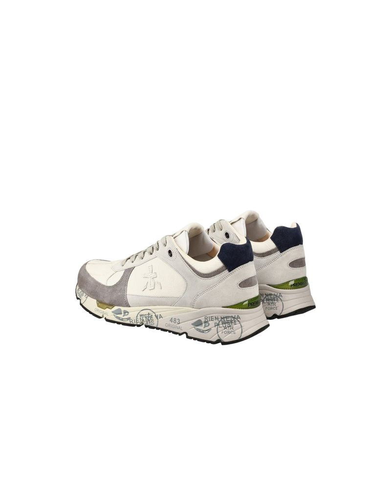 Premiata 85% Calf Leather sneaker in cream