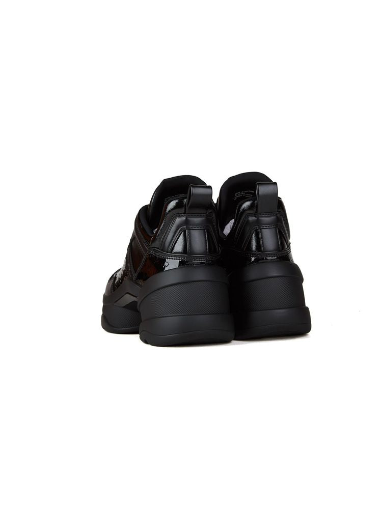 Michael Kors 100% Stretch Nylon (exterior and interior) sneaker in black