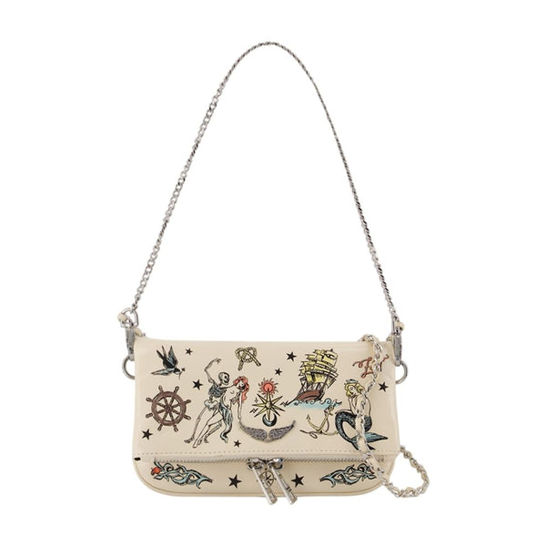 Zadig & Voltaire Cowhide crossbody bag in white