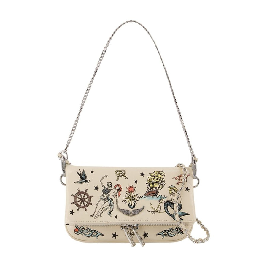Zadig & Voltaire Cowhide crossbody bag in white