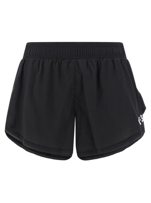 Y-3 98% Polyamide bermuda shorts in black