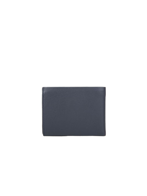 Momo Design 100% Genuine Leather wallet in navy
