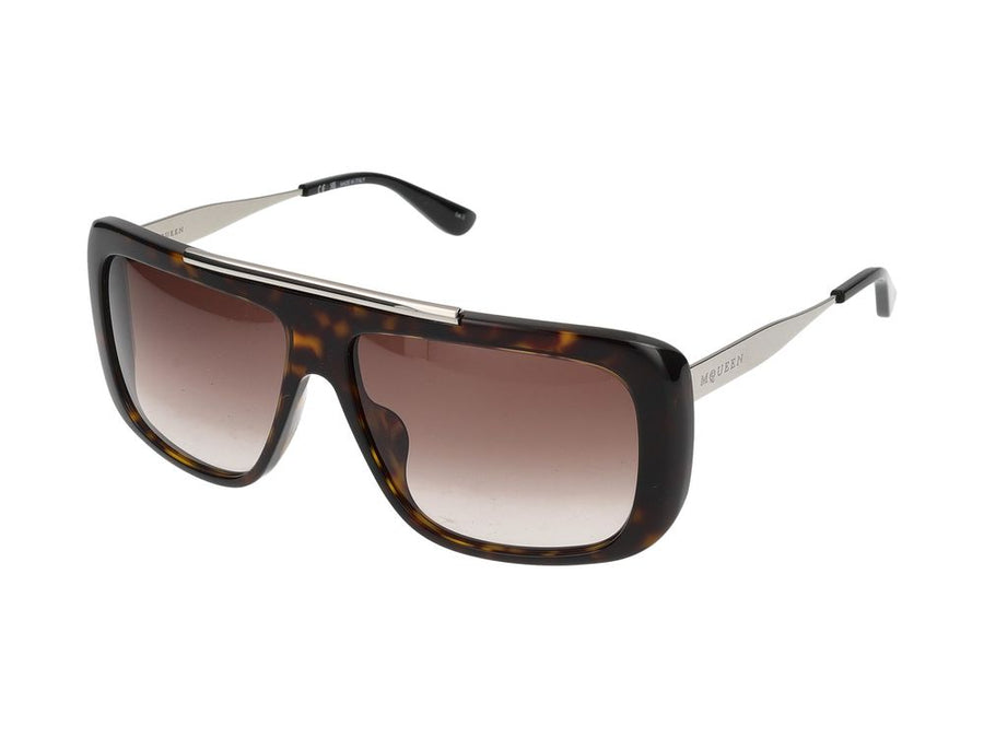 Alexander McQueen AM0492S Acetate sunglasses in brown