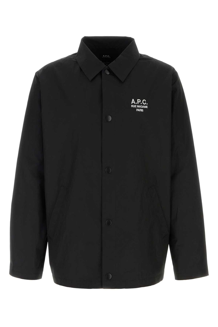 A.P.C. Exterior: 60% Polyester jacket in black