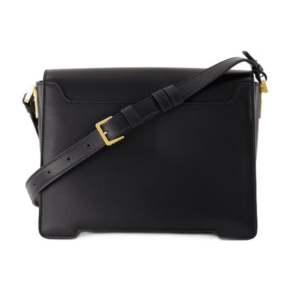 Marni calfskin shoulder bag in black