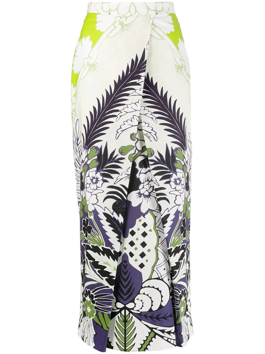 Valentino Cotton skirt in white
