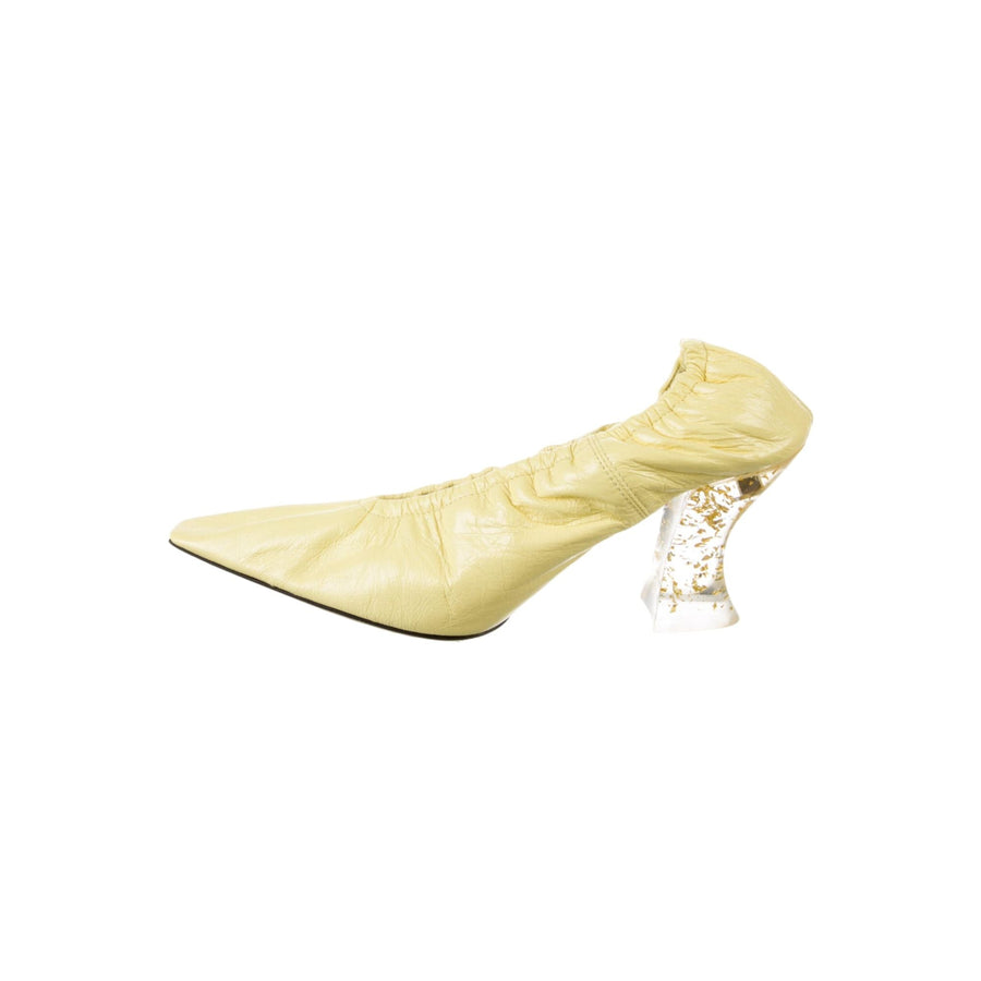 Bottega Veneta Lambskin pump in yellow