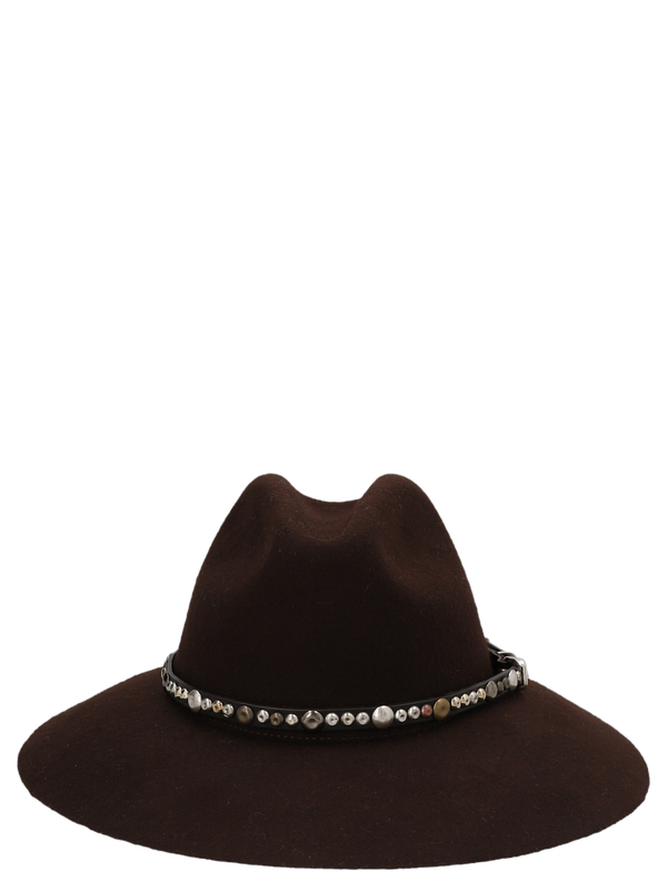 Golden Goose GO228720BM 100% Wool fedora in brown