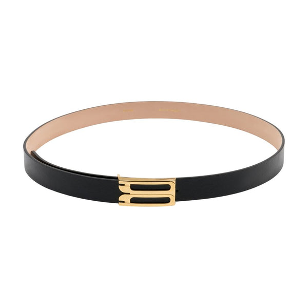Victoria Beckham Calfskin belt in black