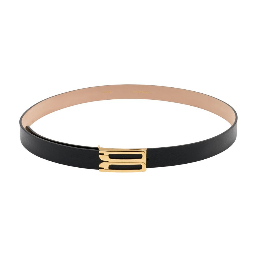 Victoria Beckham Calfskin belt in black