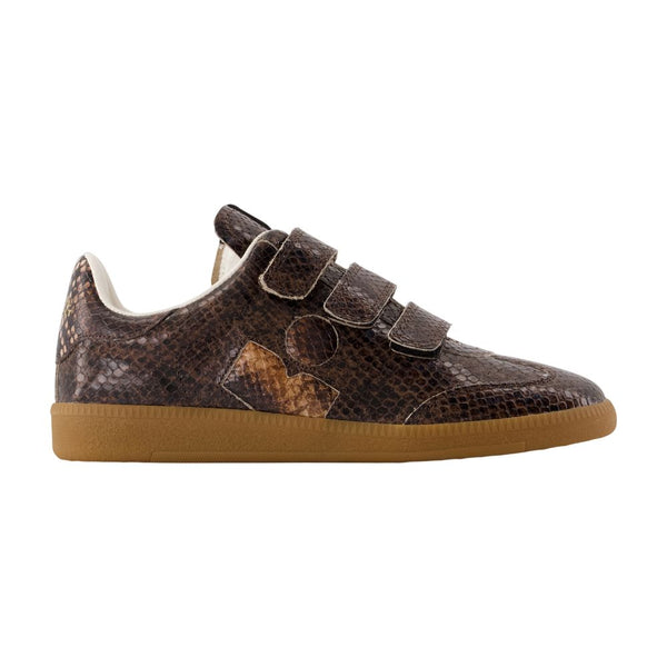 Isabel Marant Calfskin sneaker in brown