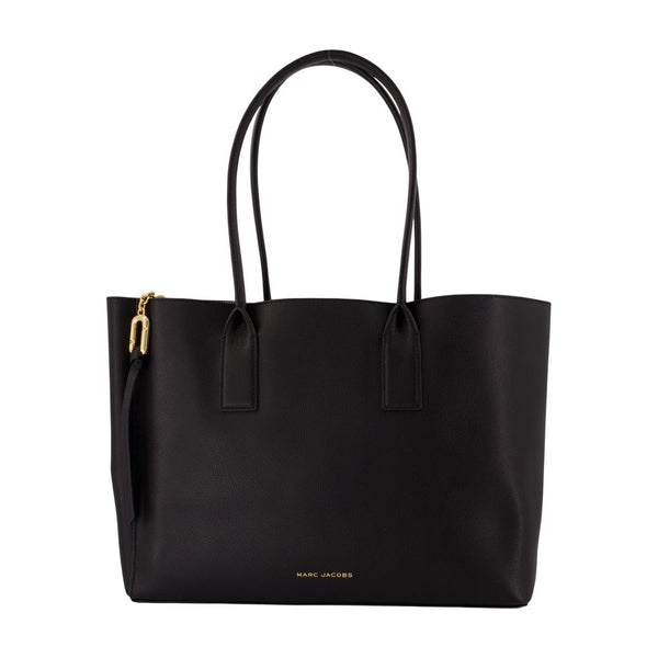 The Work Tote Shopper Bag - Marc Jacobs Leather Black Cowhide / Totes-shopping-bags
