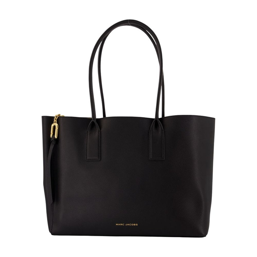 The Work Tote Shopper Bag - Marc Jacobs Leather Black Cowhide / Totes-shopping-bags