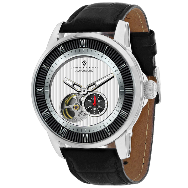 Christian Van Sant Stainless steel case watch in white