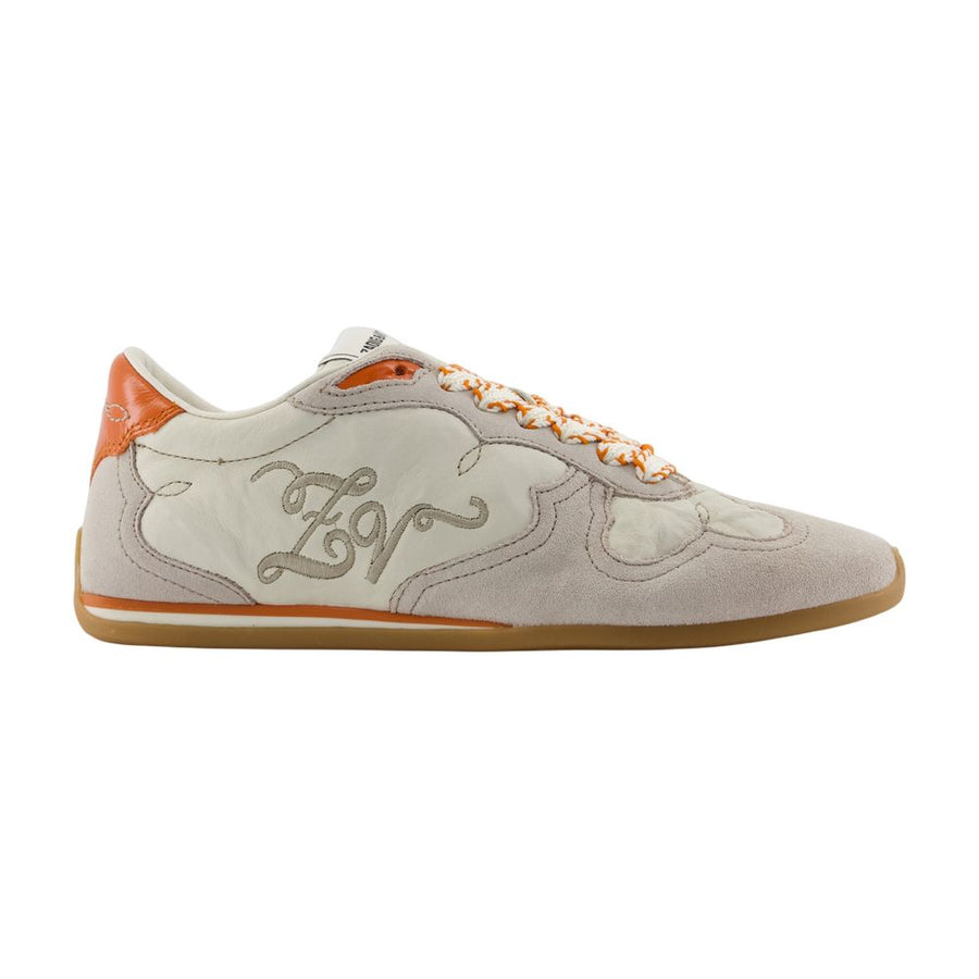 Zadig & Voltaire Calfskin sneaker in beige