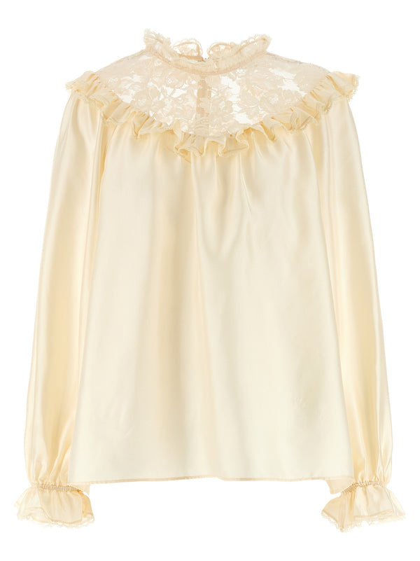 Zimmermann 100% Silk blouse in beige