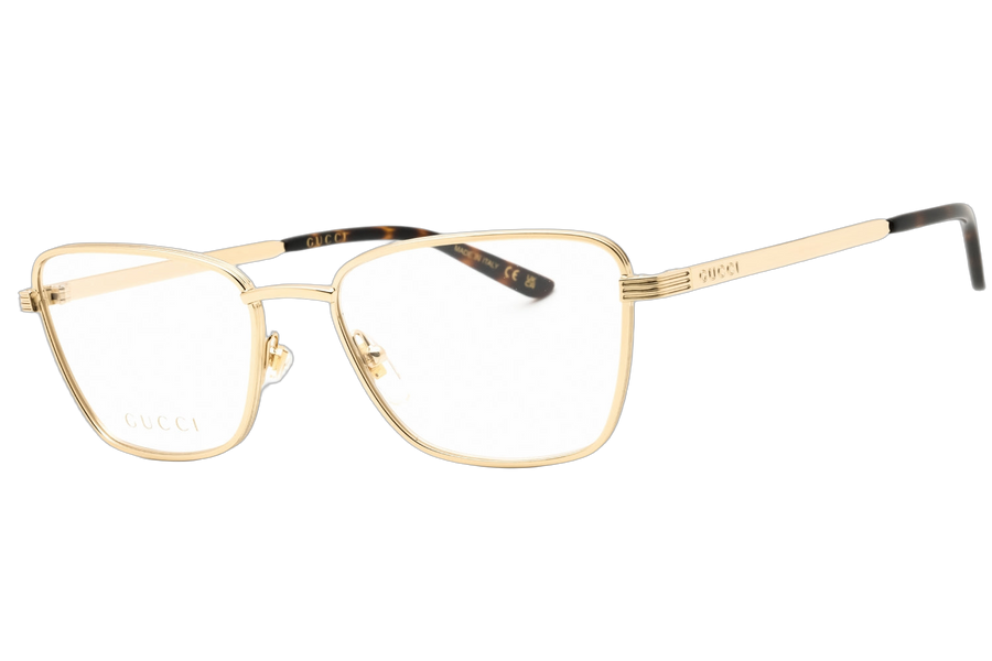Gucci eyeglasses in gold