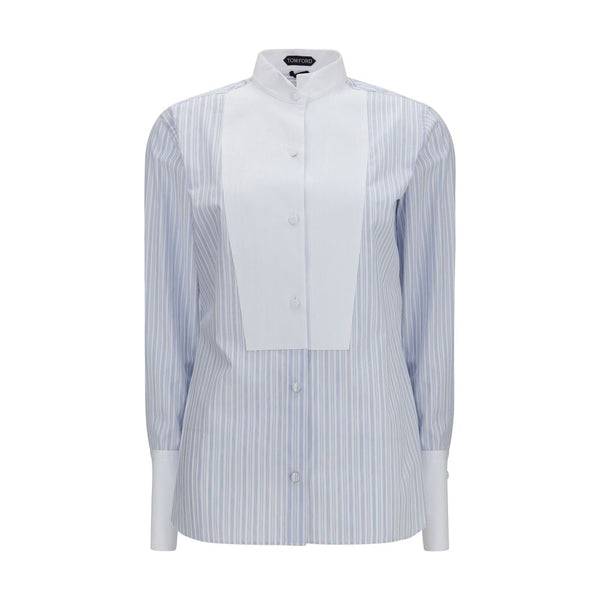 Blue Cotton Pattern Shirt