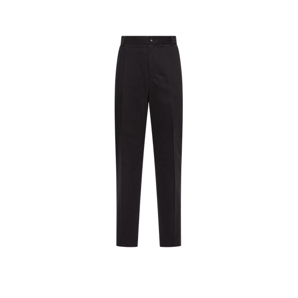 Moncler Technical wool blend trousers in black