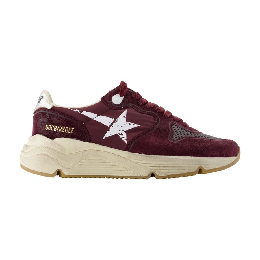 Golden Goose Deluxe Brand Suede sneaker in burgundy