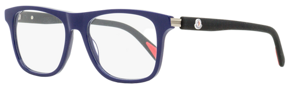 Moncler Rectangular Eyeglasses Ml5161 090 Blue-Black 54mm Blue/black