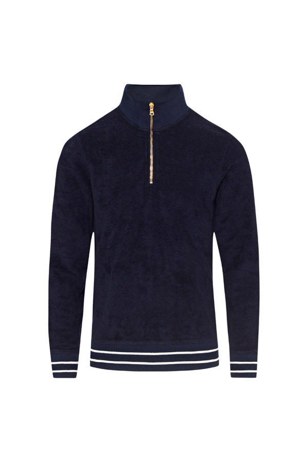 Orlebar Brown 100% Cotton sweatshirt in navy