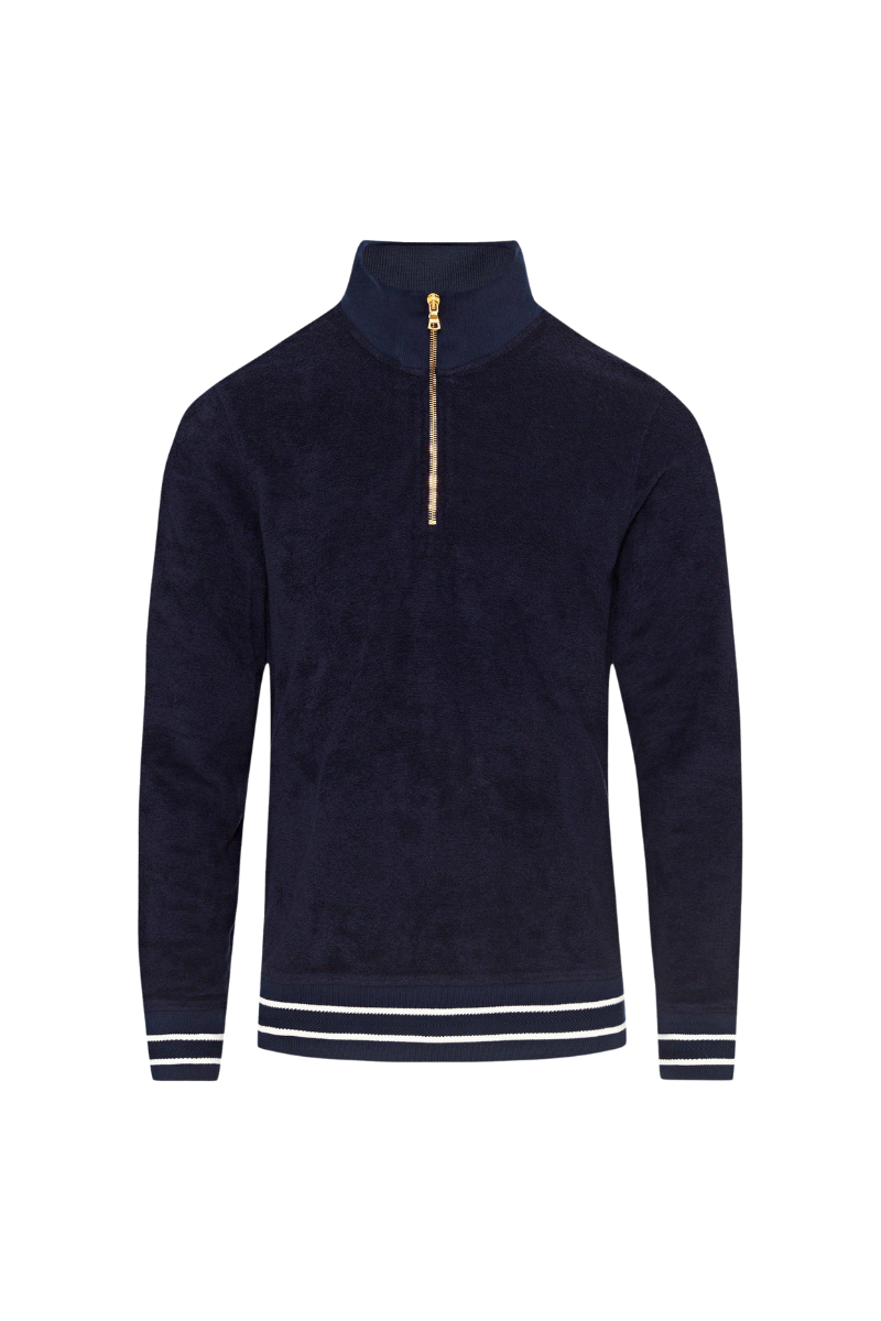 Orlebar Brown 100% Cotton sweatshirt in navy