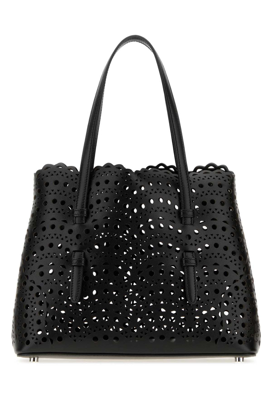 Black Leather Mina 25 Handbag Noir Borse A Mano