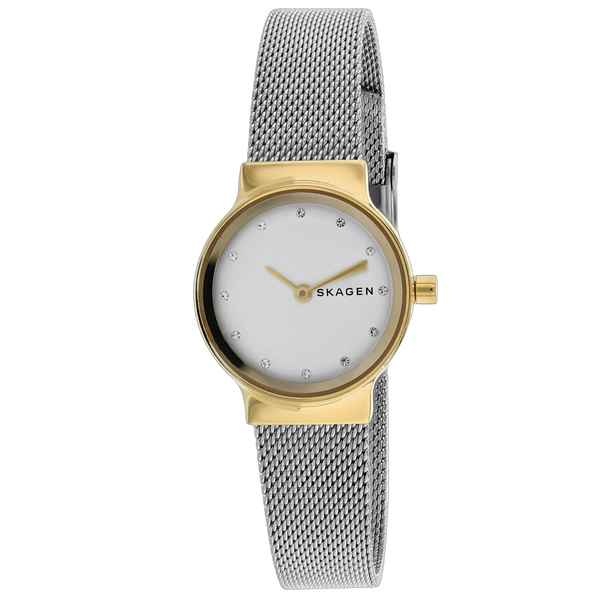 Skagen Stainless steel case watch in white