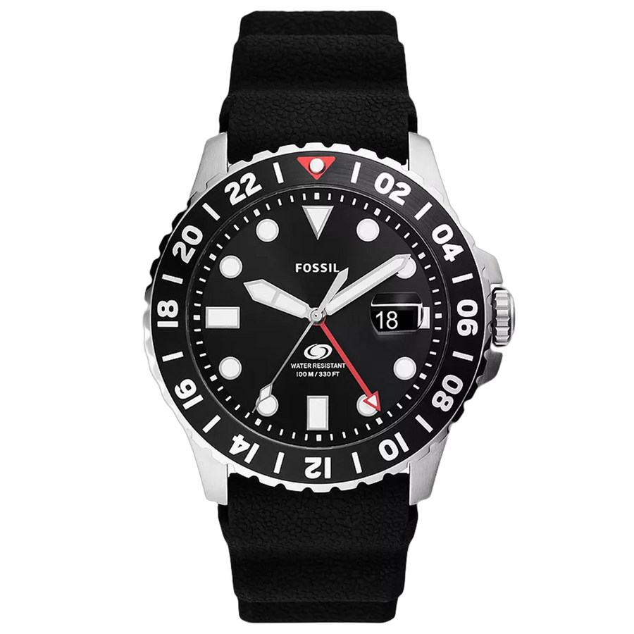 Fossil Stainless steel case watch in black