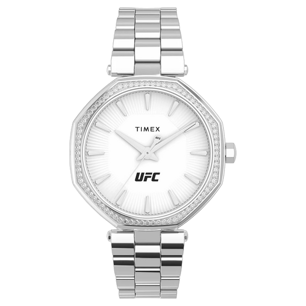 Timex watch in white
