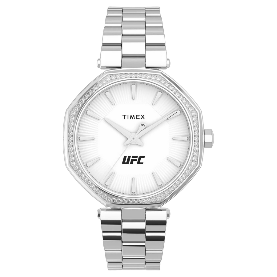 Timex watch in white