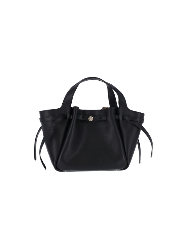 Tory Burch 100% Cow Leather top handle bag in black