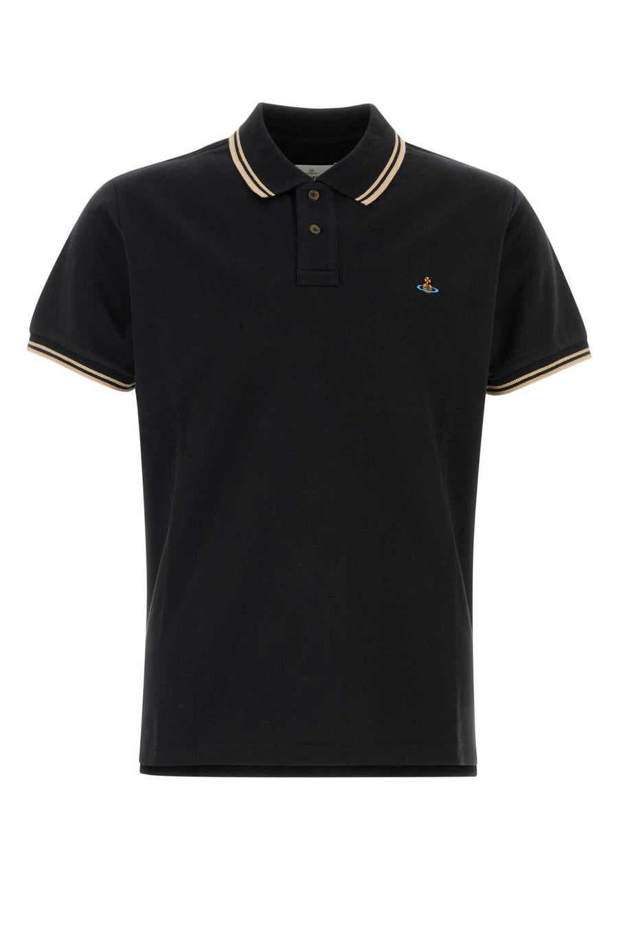 Vivienne Westwood Polo 100% Cotton polo shirt in black