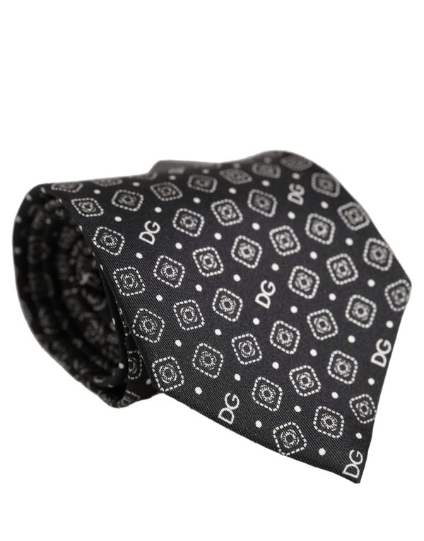 Dolce & Gabbana 100% Silk necktie in black