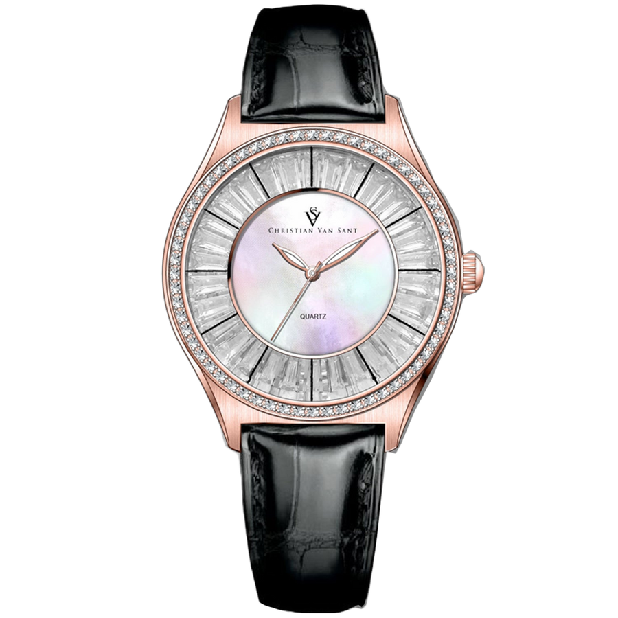 Christian Van Sant Stainless steel case watch in rose gold