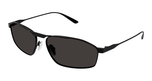 Sunglasses Balenciaga Bb0416s 001 Black Grey 63-16-140 Metal