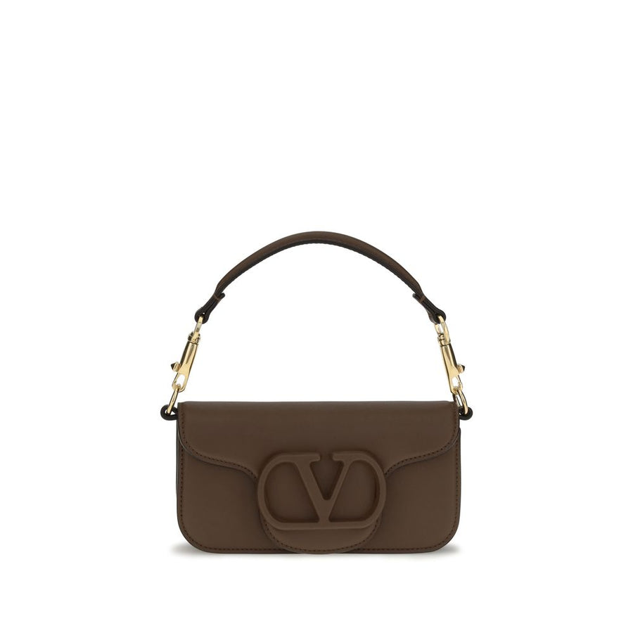 Valentino Garavani 100% Calf Leather Bos Taurus shoulder bag in brown
