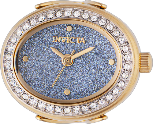 Invicta Stainless steel case and bracelet watch in blue