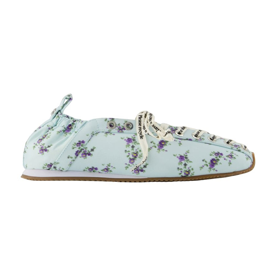 Ganni Synthetic flat in white