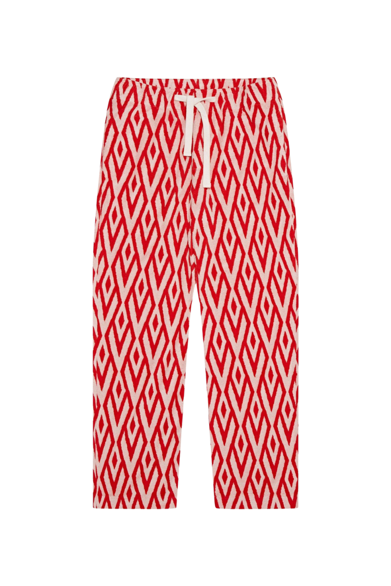 Orlebar Brown 85% Cotton chinos in red