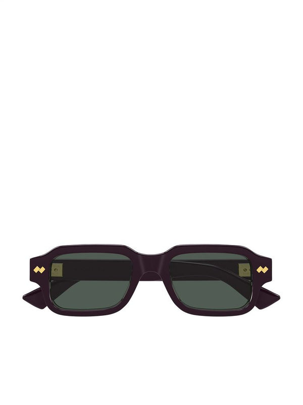 Bottega Veneta BV1442S Recycled Acetate sunglasses in metallic