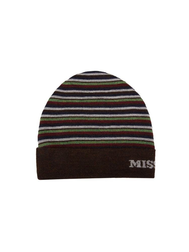 Missoni CP00WOUA489_0003_ONESIZE_Missoni 100% Wool beanie in brown