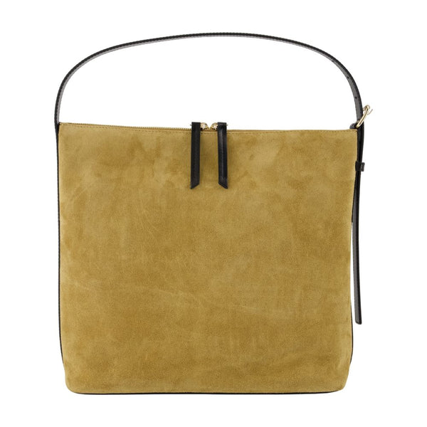 A.P.C. Calfskin shoulder bag in beige