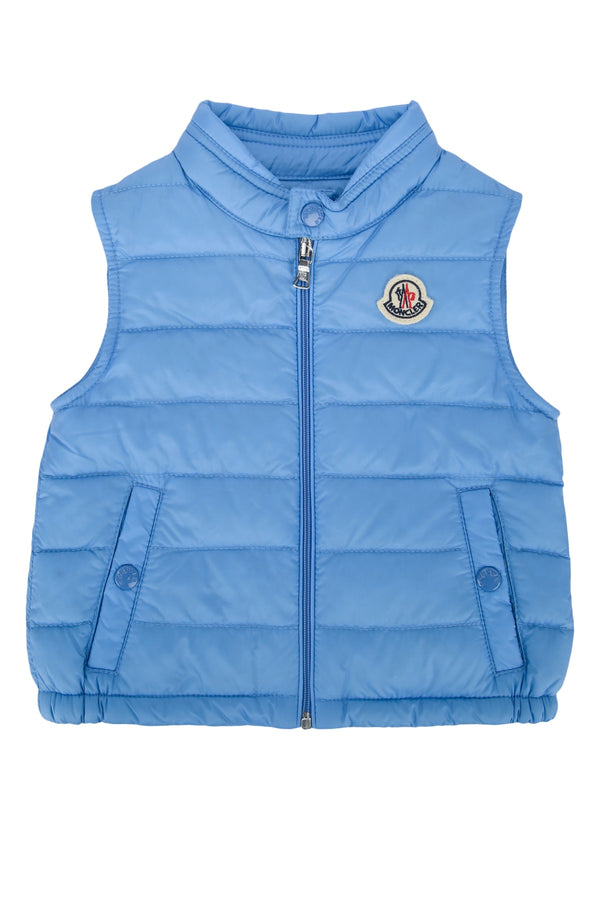 Moncler Jr Vest 100% Polyamide/Nylon vest in blue