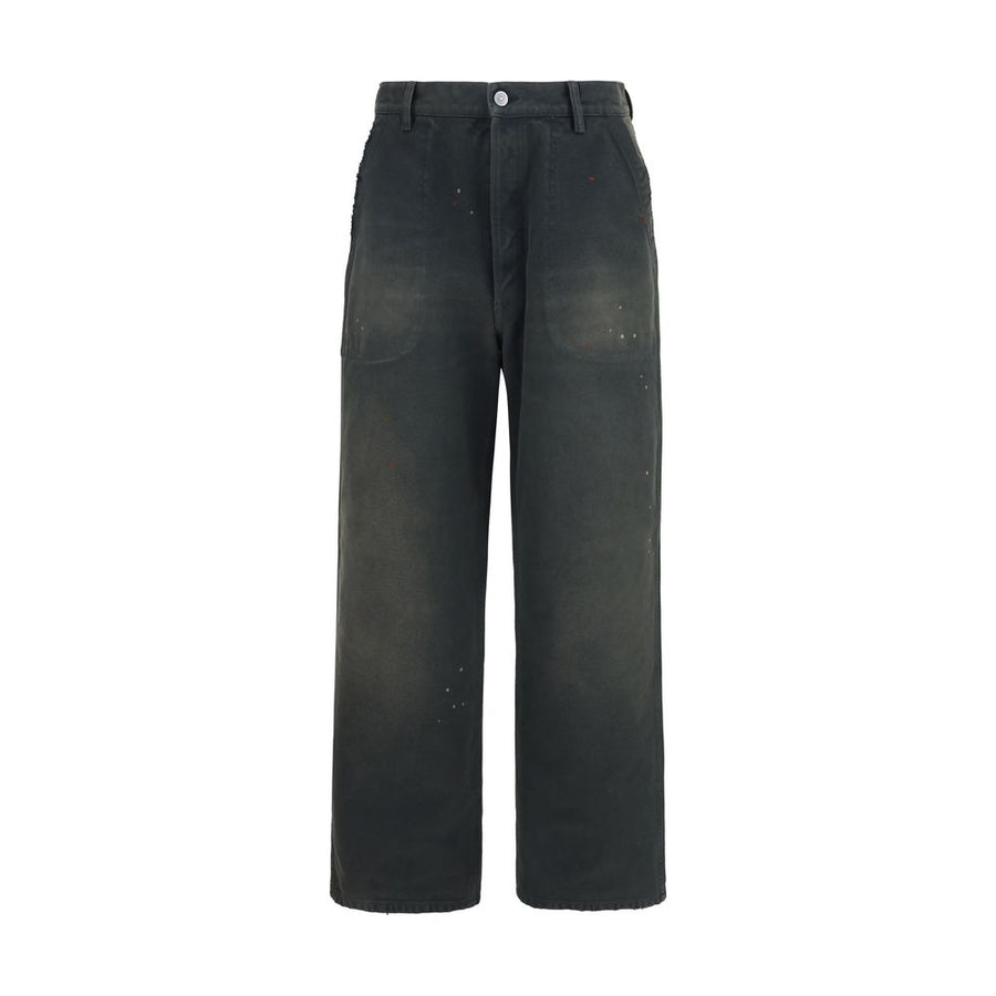 Maison Margiela 100% Cotton trousers in gray