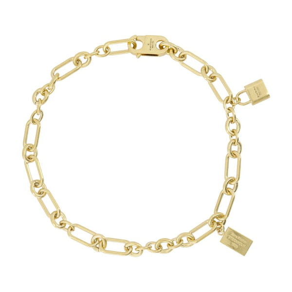 Acne Studios metal bracelet in gold